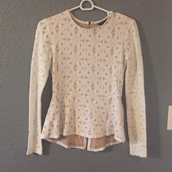 BCBGMaxAzria Tops - BCGB Lace Blouse
